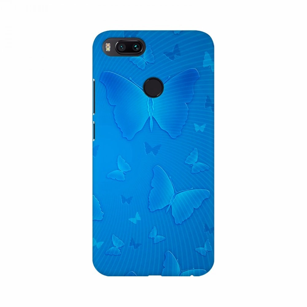 Water Blue Butterfly Mobile Case Cover
