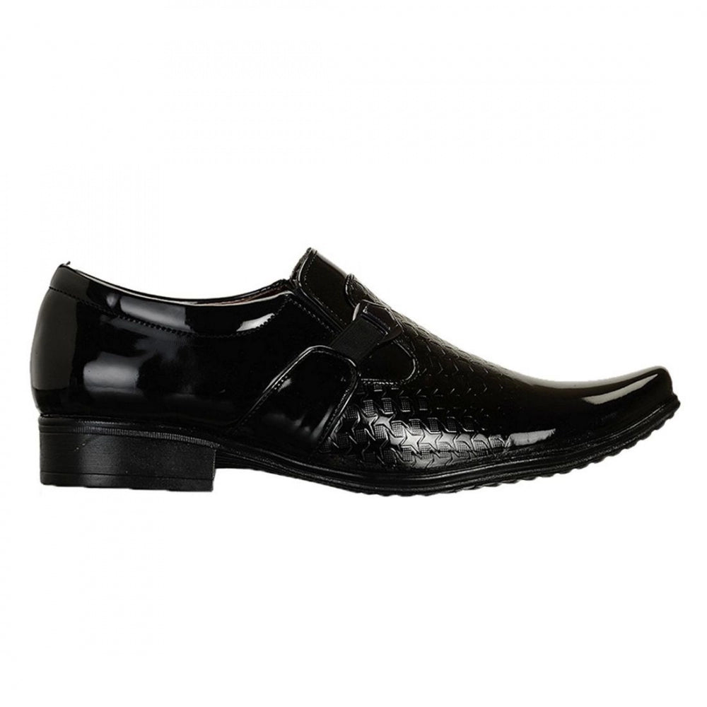Generic Men Black Color Synthetic Material  Casual Formal Shoes