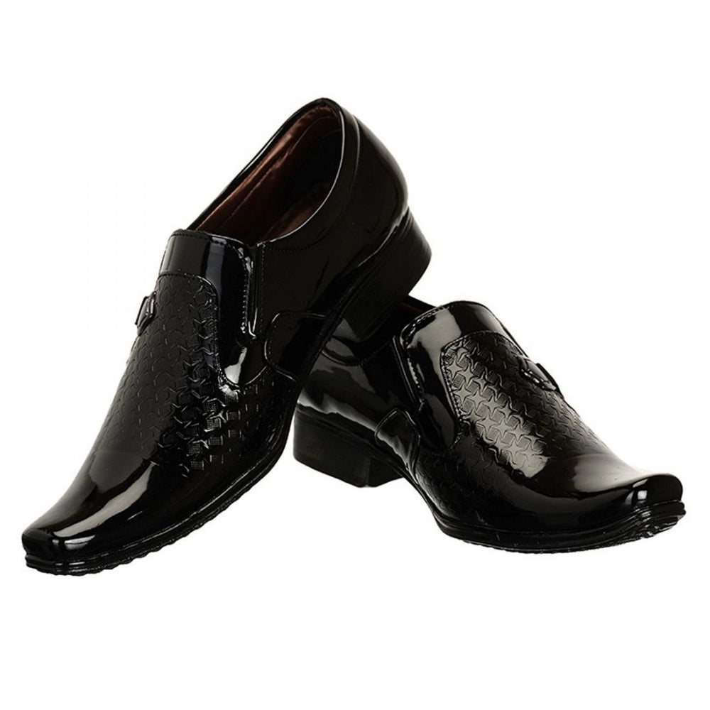 Generic Men Black Color Synthetic Material  Casual Formal Shoes