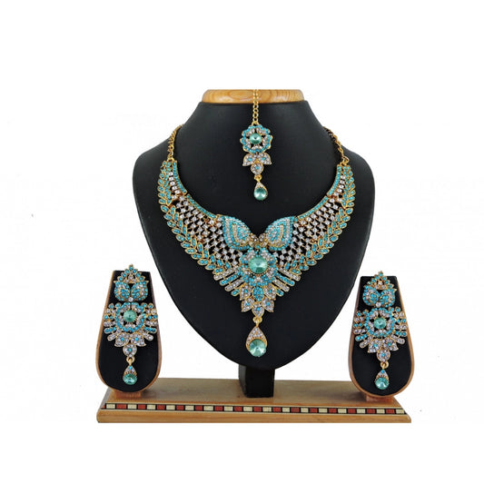 Generic Women's Alloy Necklace set (Turquoise)
