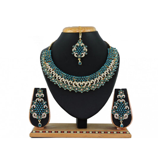 Generic Women's Alloy Necklace set (Turquoise)