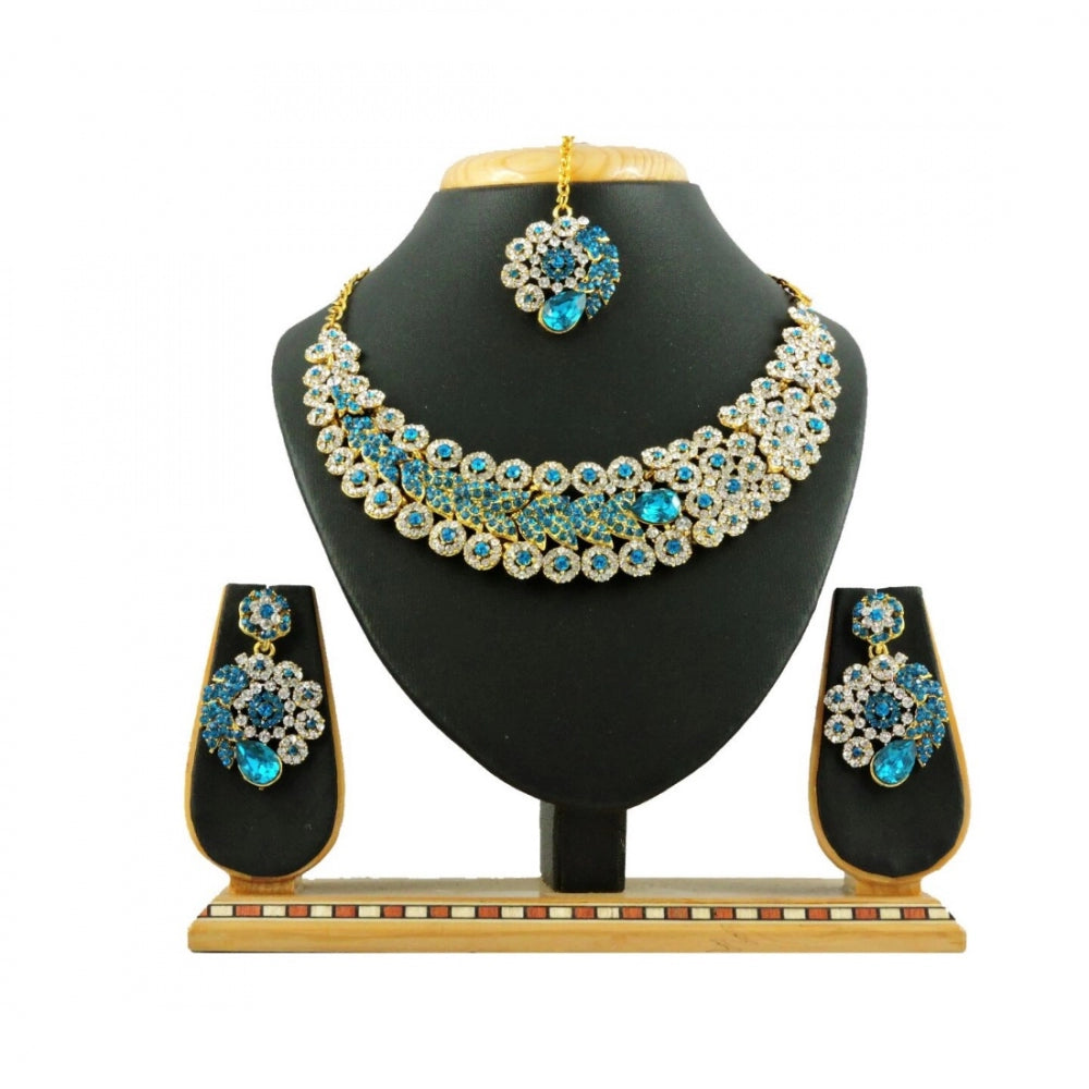 Generic Women's Alloy Necklace set (Turquoise)