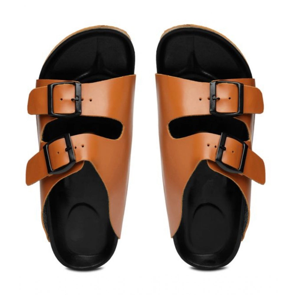 Generic Unisex Cork Fashionable, Comfortable And Trendy Cork Sandals (Tan)