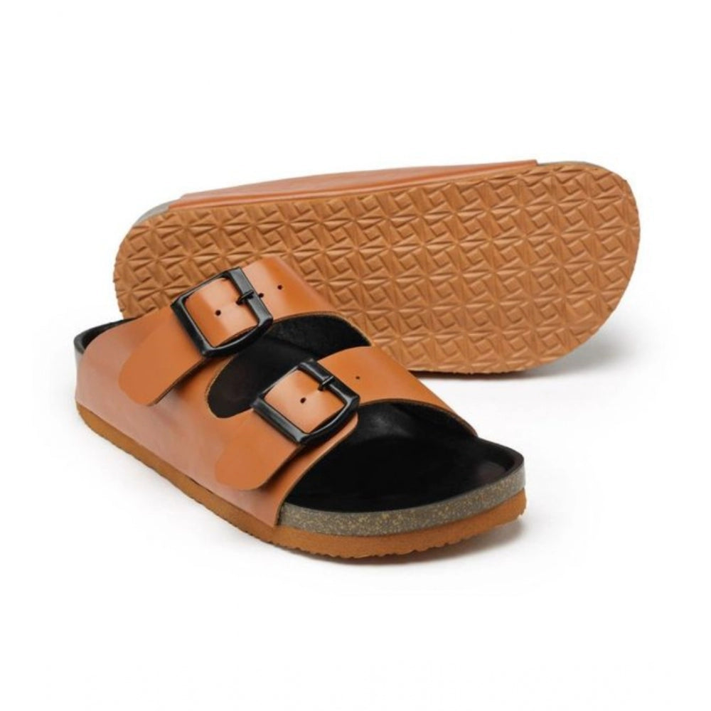 Generic Unisex Cork Fashionable, Comfortable And Trendy Cork Sandals (Tan)
