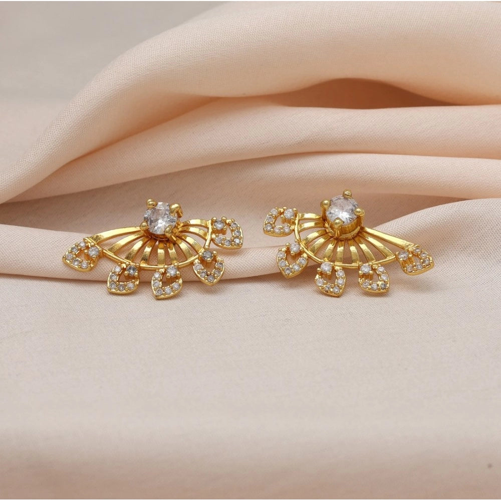 Generic Women's Gold Color Antique Gold Plated Earrings