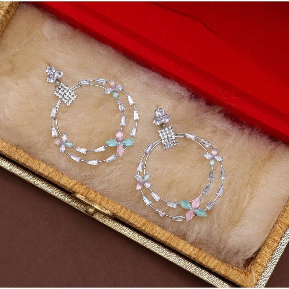 Generic Women's Multi Color Stone Earrings