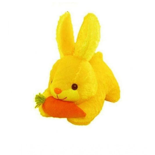 Generic Rabbit with Carrot Lovable Toy (Yellow)
