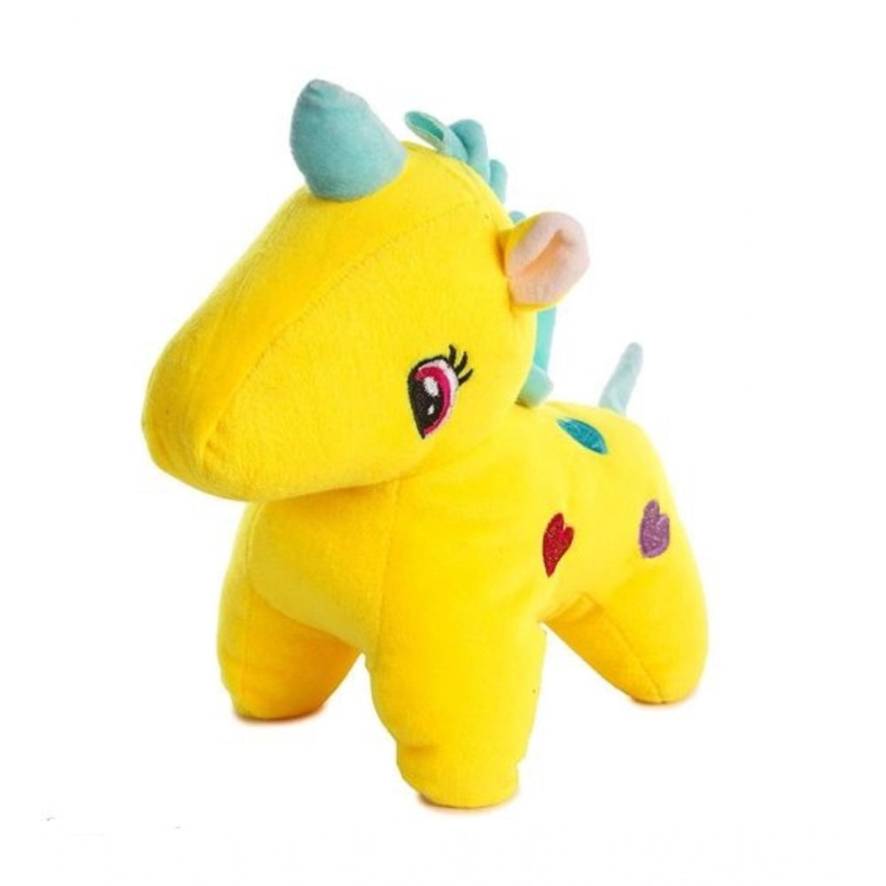 Generic Plush yallow Unicorn Toy (Yellow)