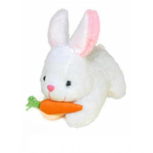 Generic Rabbit with Carrot Lovable Toy (White)
