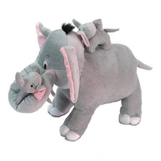 Generic Elephant with Baby Toy (Grey)