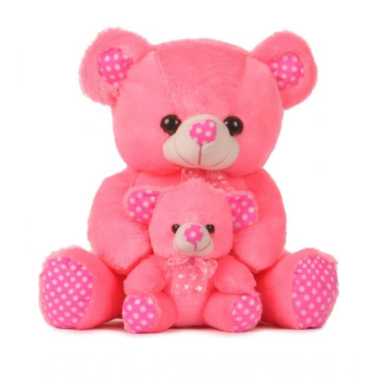 Generic Mother And Baby Teddy Bear (Pink)