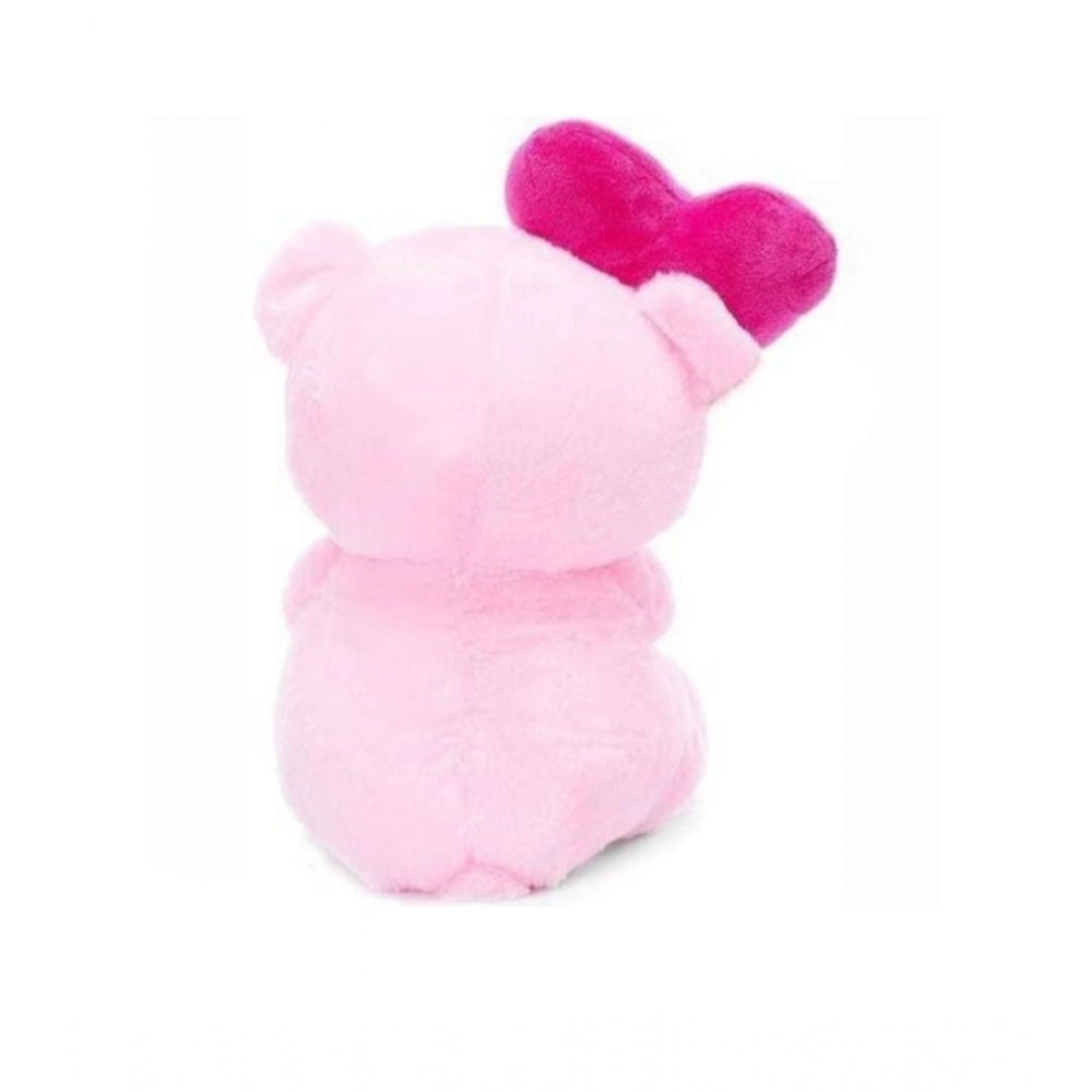 Generic Bear with Heart Love You Balloon (Pink)