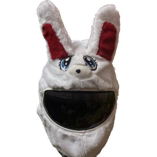 Generic Plush Animal Helmet Covers (White)