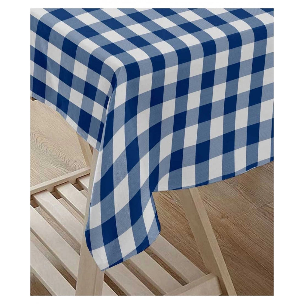 Generic Checked Cotton Checks Table Cloth (Blue)