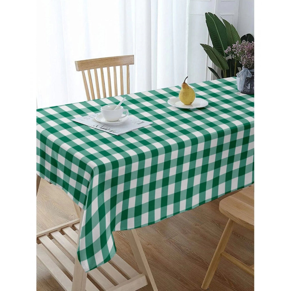 Generic Checked Cotton Checks Table Cloth (Light Green)