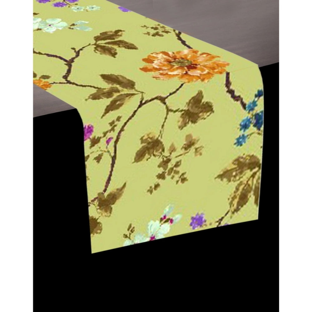 Generic Printed Polyester Table Runners (Mustard)