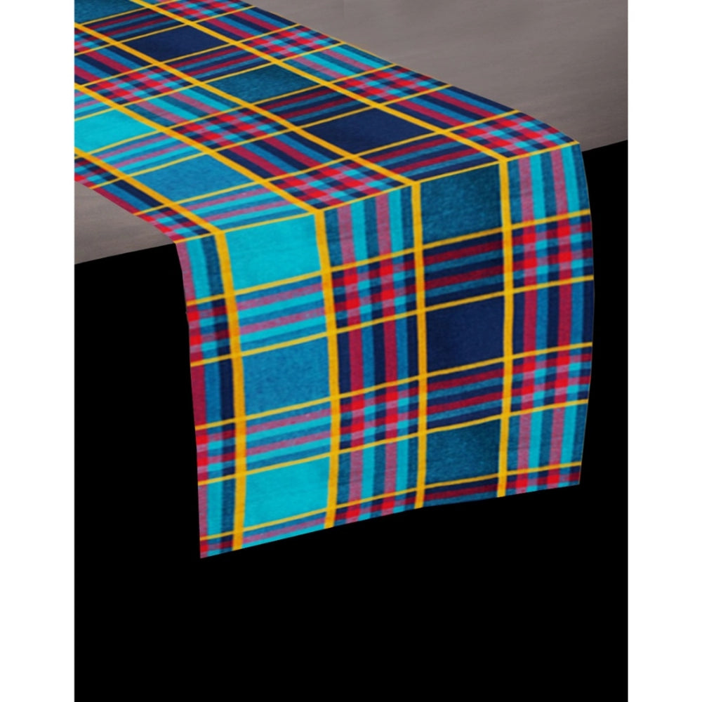 Generic Checked Cotton Table Runners (Multicolor)