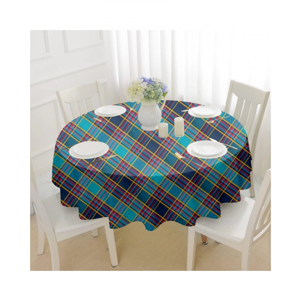 Generic Checked Cotton Checks Table Cloth (Multicolor)