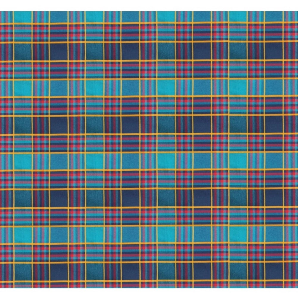 Generic Checked Cotton Checks Table Cloth (Multicolor)