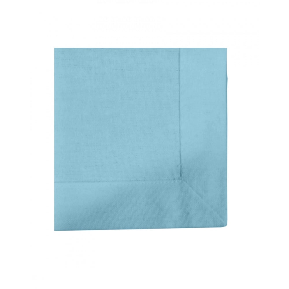 Generic Solid Cotton Napkins Sets (Light Blue)