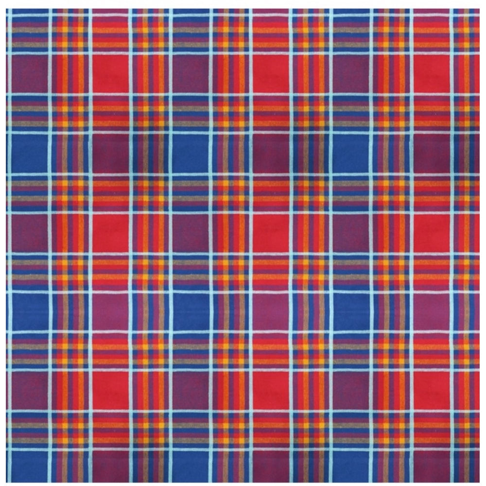 Generic Checked Cotton Checks Table Cloth (Multicolor)