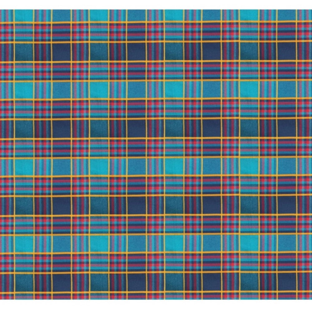 Generic Checked Cotton Checks Table Cloth (Multicolor)