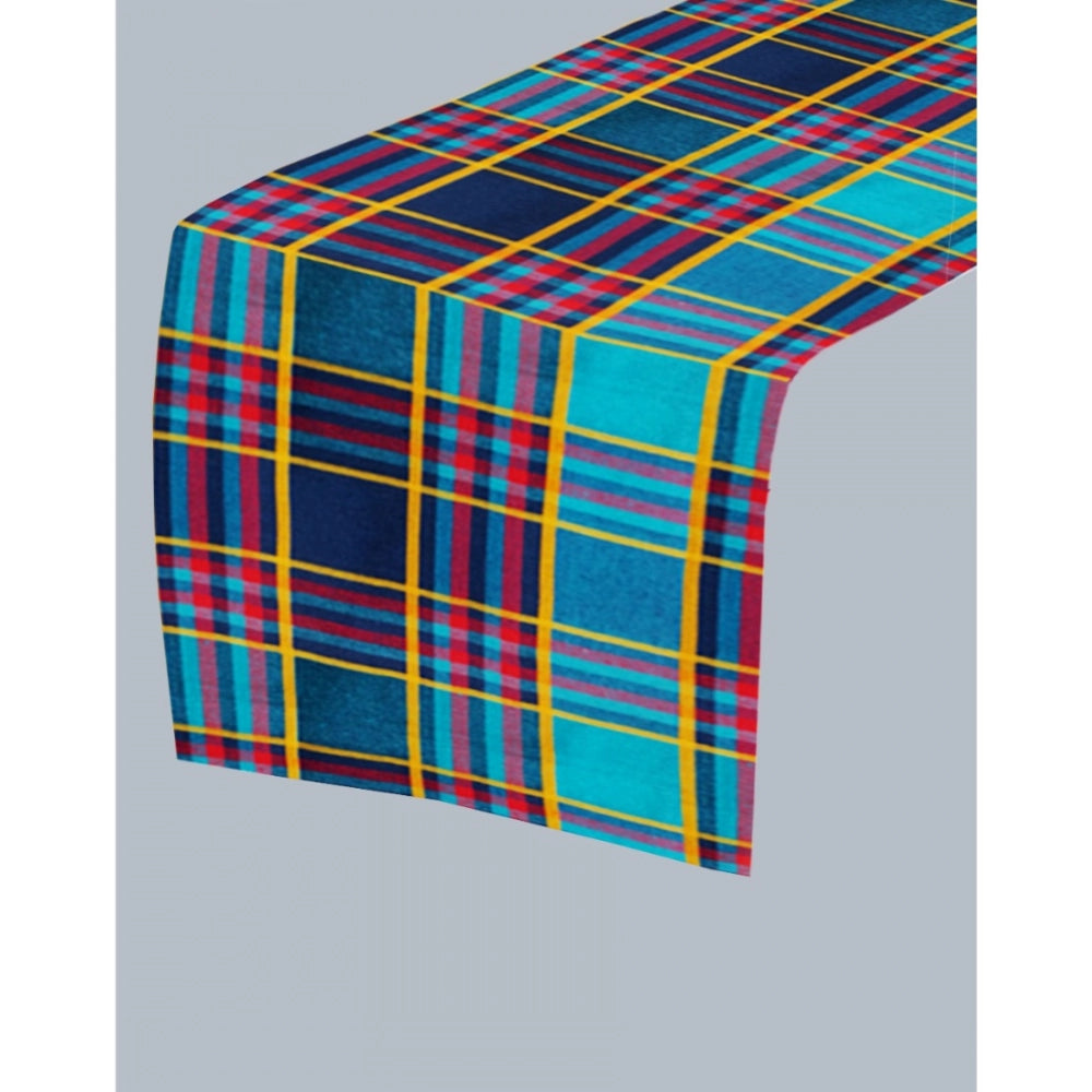 Generic Checked Cotton Table Runners (Multicolor)