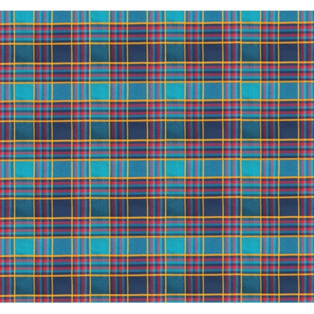 Generic Checked Cotton Checks Table Cloth (Multicolor)