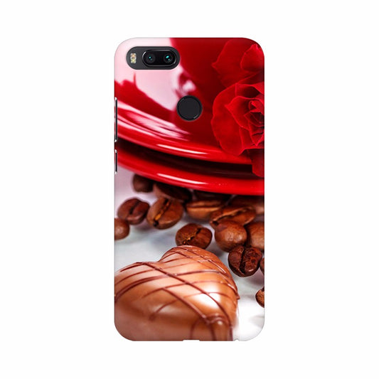 Dark Chocolate with Plate Decoration Mobile Case Cover