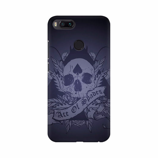 Dark Skull and the flower Mobile Case Cover