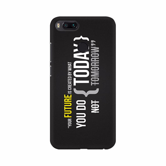 Black Background with thoughts Mobile Case Cover