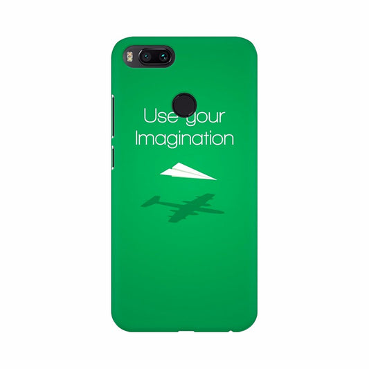 Green background with thoughts Mobile Case Cover