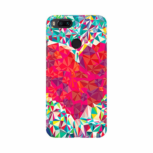Digital Love pattern Effect Mobile Case Cover