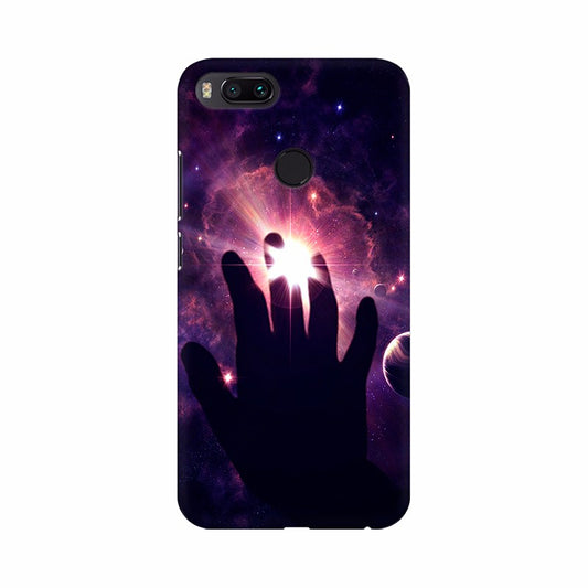 Right Hand in space Mobile case cover