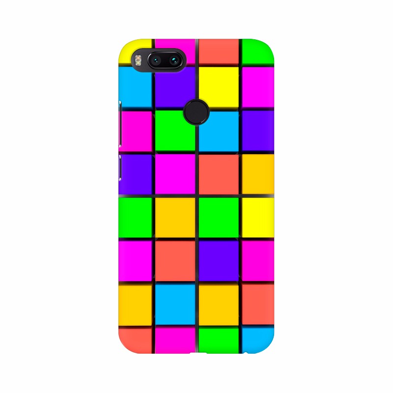 Colorful 3D Cubes Mobile Case Cover