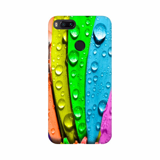 Different Color Leaves with waterdrops Mobile Case Cover