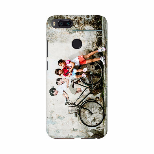 Children on Bicycle Poster Mobile Case Cover