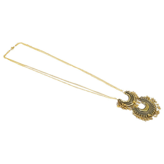 Designer Antique Oxidized Golden Fancy Necklace Fashion Jewellery