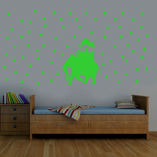 Generic Green Kids Room Decor Radium Wall Sticker