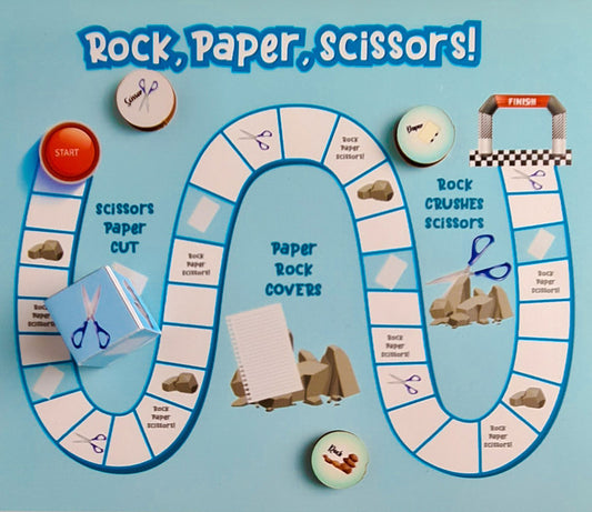 Rock Paper Scissor (10X10 Inches)