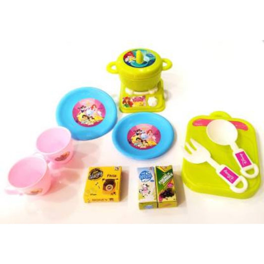 12 Pcs_Set Of Fun For Play Kitchen Set (Color: Assorted)