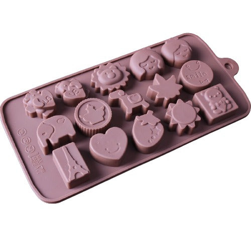 Generic Silicone Chocolate Mold (Color: Assorted)