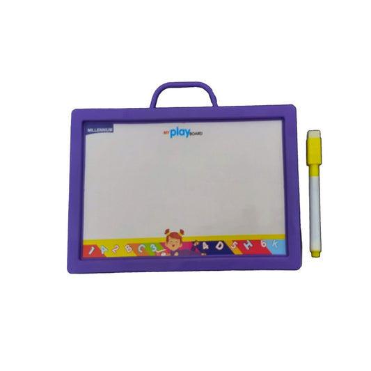 Generic Pack Of_2 Childern Mini Cute Little White Board Hanging Message Boarde Graffiti Drawing Board (Color: Assorted)