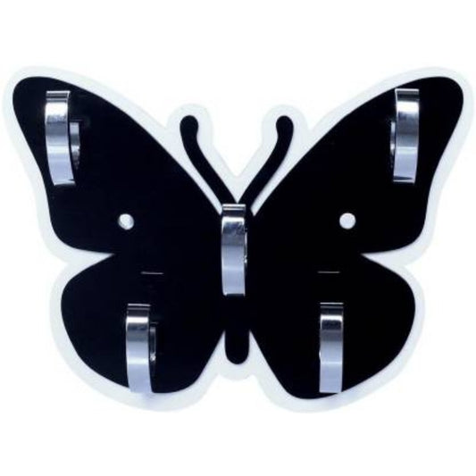 Generic Butterfly Hook Key Holder with 5 Hanging Key Hook (Color: Assorted)