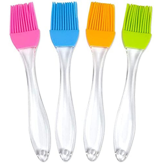 Generic Pack Of_10 Silicon Oil Basting Brush (Color: Assorted)