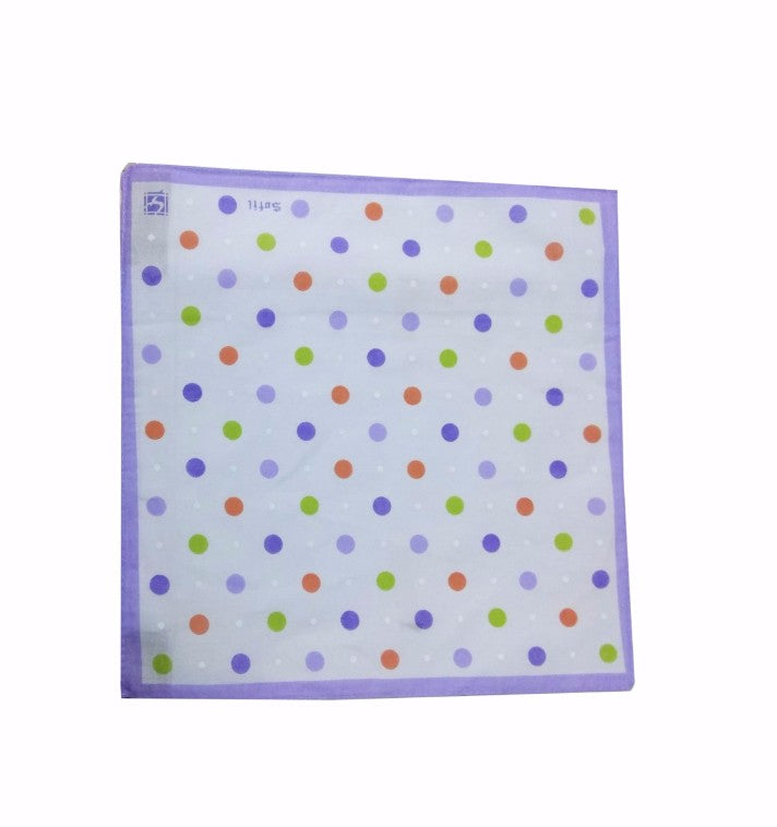 Generic Pack Of_6 Dot Fashion Medium Size Handkerchiefs (Color: Multi Color)