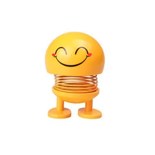 Generic 4 Pcs Set_Moving Head Smiley Spring Doll (Yellow)