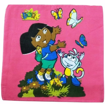 Generic Pack Of_12 Dora Buji Small Size Handkerchiefs (Color: Multi Color)