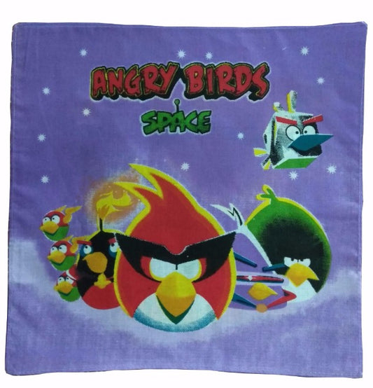 Generic Pack Of_8 Angry Bird Small Size Handkerchiefs (Color: Multi Color)